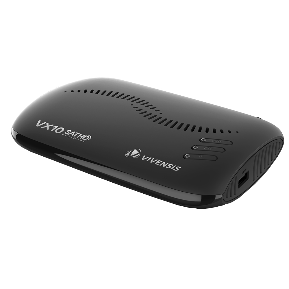 Receptor Vivensis VX10 Sat HD Digital Regional HDMI USB e RCA