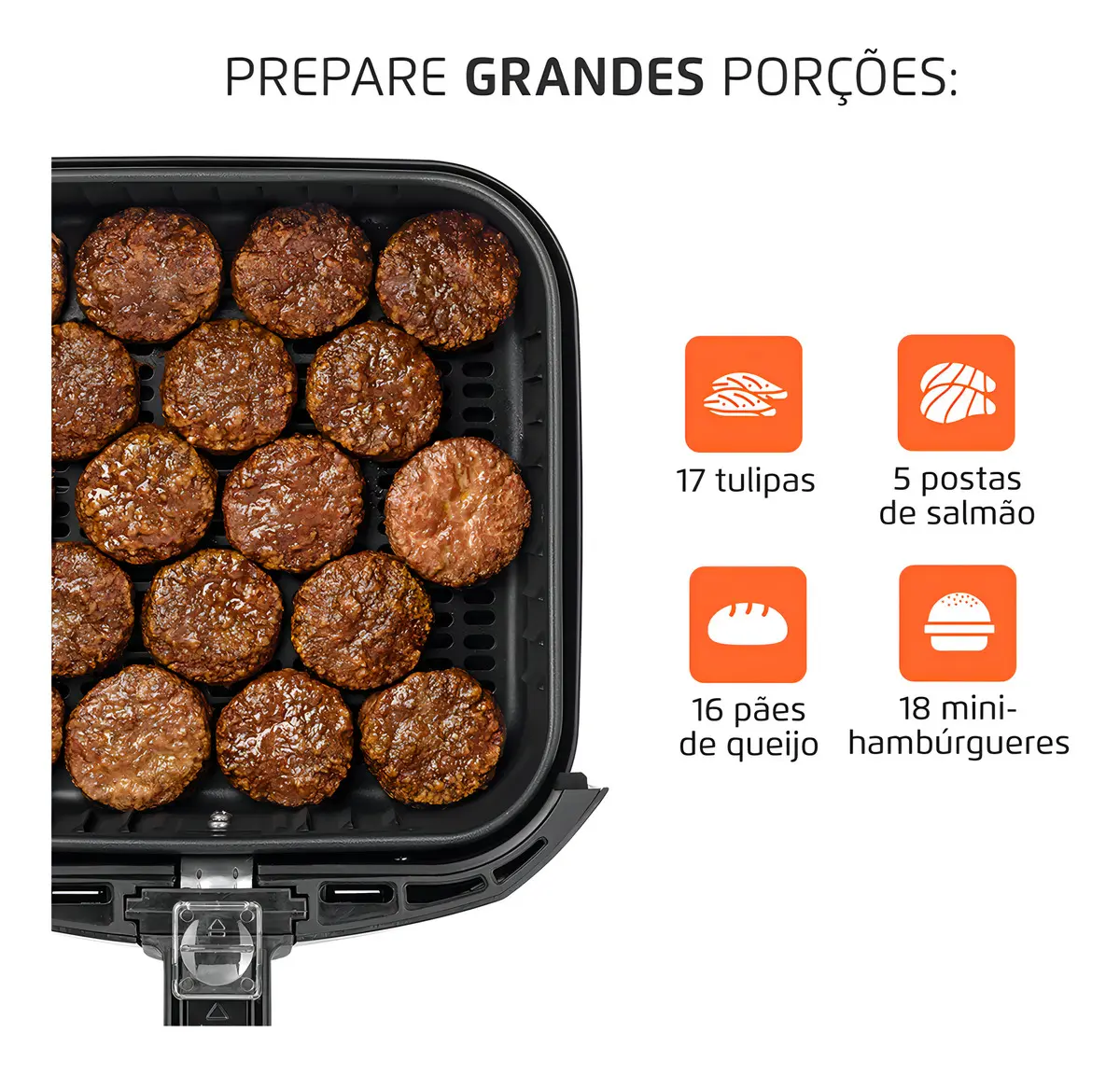 Air Fryer 5L Mondial, 1900W Fritadeira Sem Oleo — foto 4