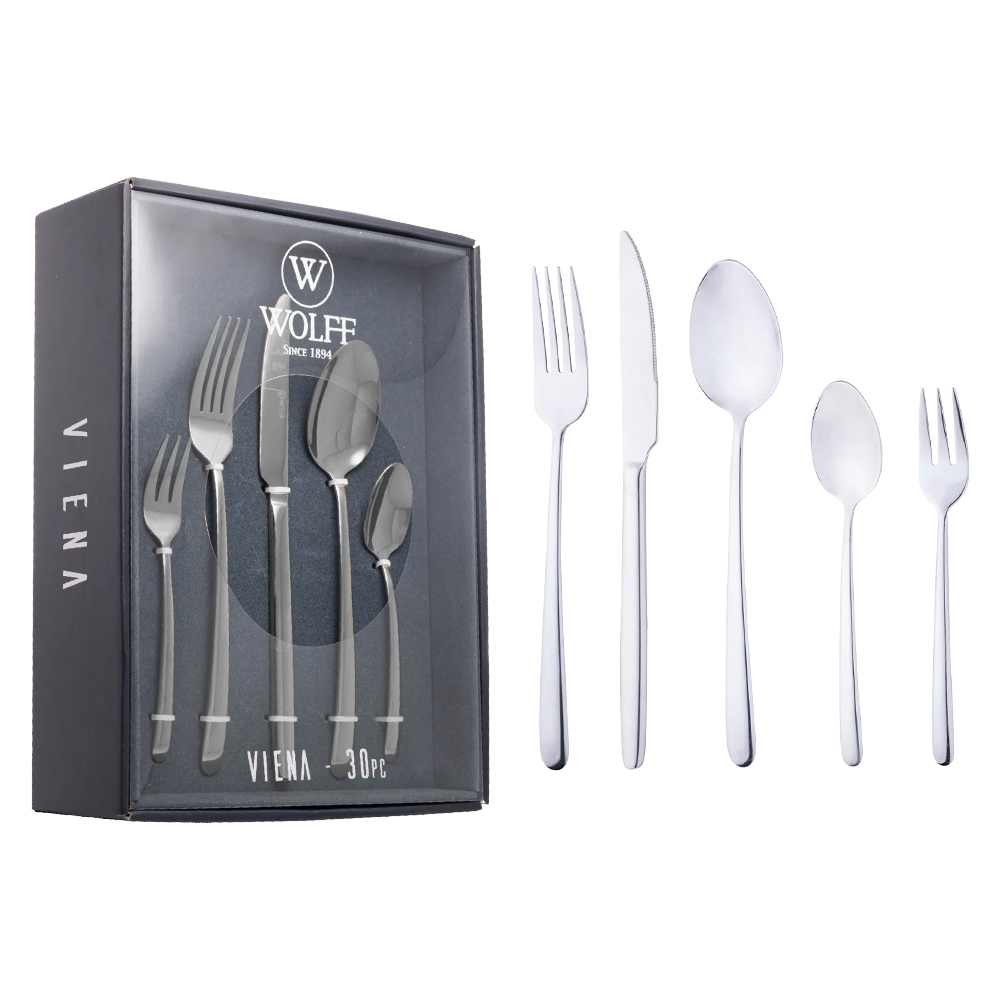 Faqueiro 30 Peças Wolff Inox Viena