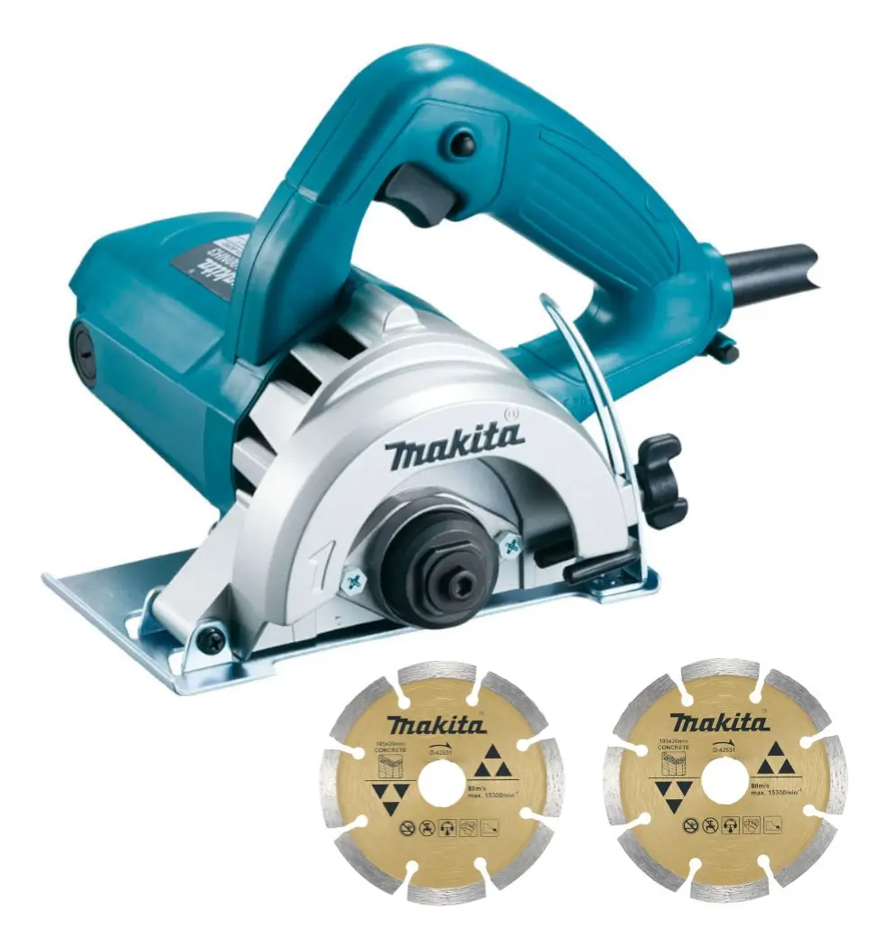 Serra Makita 4100nh3zx Mármore com 2 Discos Diámetro 110mm 1300W